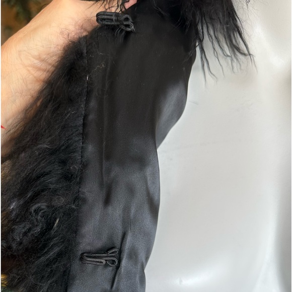 SOLDNew MICHAEL Michael KORS 100% Real Mongolian Shaggy Curly Lamb fur VEST .s S - Picture 11 of 13